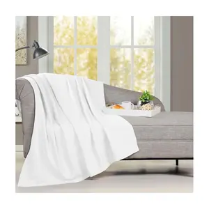 Superior Milan Cotton Textured Striped Woven Blanket, Twin