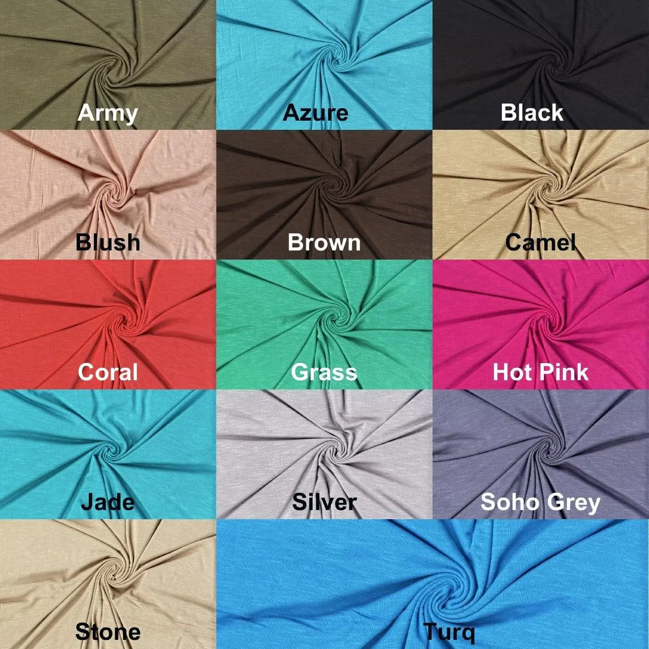 Jersey Rib Hacci Slub Palm Knit Fabric - Soft Stretch Rayon Fabric by the Yard, Sewing Fabric, Apparel Fabric, Craft Fabric, Lightweight