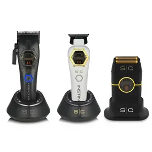 StyleCraft Instinct Metal Edition Hair Clipper w/ Instinct Metal Edition Trimmer w/ Instinct Metal Double Foil Shaver
