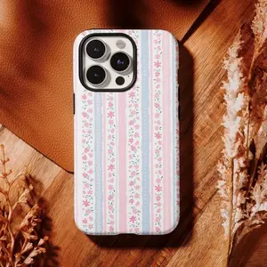 Love Shack Fancy Floral Phone Case, Coquette Girly Phone Cover fit  iPhone 17 16, 15, 14, 13, 12, 11 Pro Max ,Samsung S25 S24 S23 S22 Ultra D