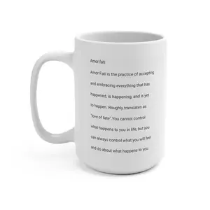 Amor Fati Ceramic Mug 15oz