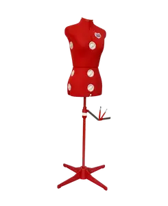 Singer Red Small/Medium Dress Form DF150SM_RD