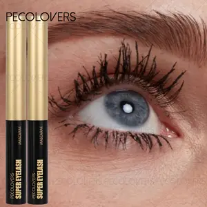2pc Super Eyelash Mascara, Ultra-Volumizing & Lengthening, Lengthening and Volumizing Thick Curly Natural Extension Long-Lasting Hold