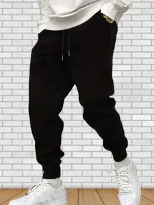 Men's Casual Running Pants, Fashionable Comfortable Sports Long Pants with Zipper Details, Perfect for Outdoor Activities