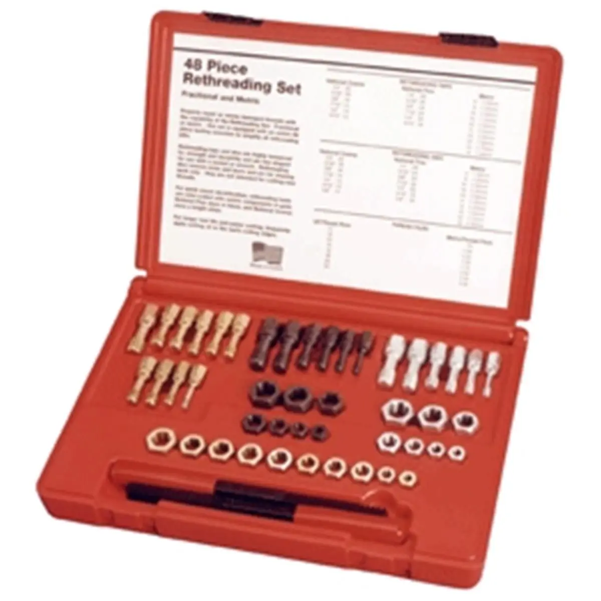 212 MAIN Lang Tools KS971 48-Piece SAE/Metric Master Rethreader Multi-Tool Set, Professional Thread Repair Kit with Metal Dies for DIY Specialty Supplies, Multi-Tool Tool Sets
