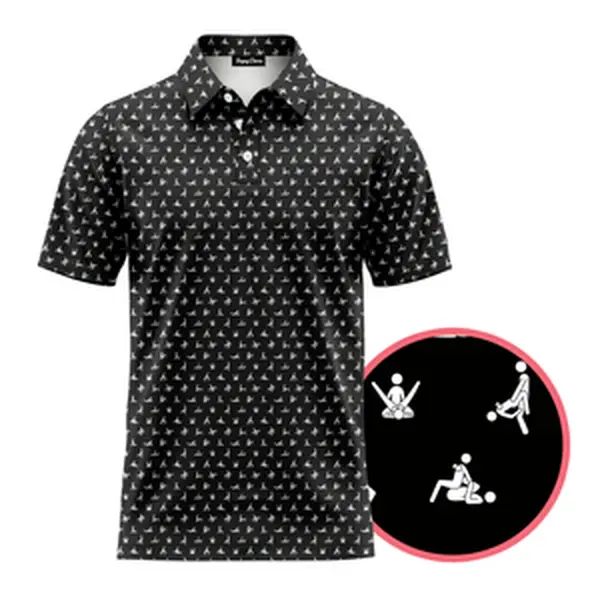 My Fav Thing To Do Golf Polo Shirt, Funny Golfer Gift, Unique Performance Polo For men