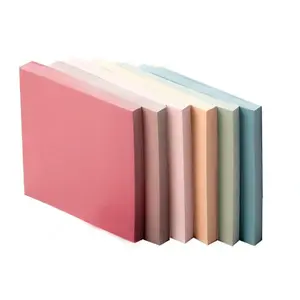 6 Pads 300 Sheets 3”x3” Aesthetic Boho Sticky Notes - Vintage Neutral Self-Stick Note Pads for Office School Home Desk Accessories