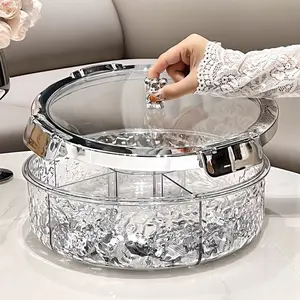 Best Snack tray , Luxury Home Use, Living Room Coffee Table Snack Organizer, Candy Nut Storage Box, Space-Saving Solution, Food Storage Container