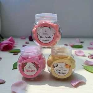 Heart-shaped wax melts