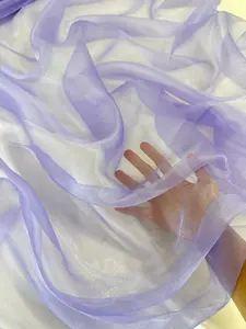 Lilac Crystal Organza