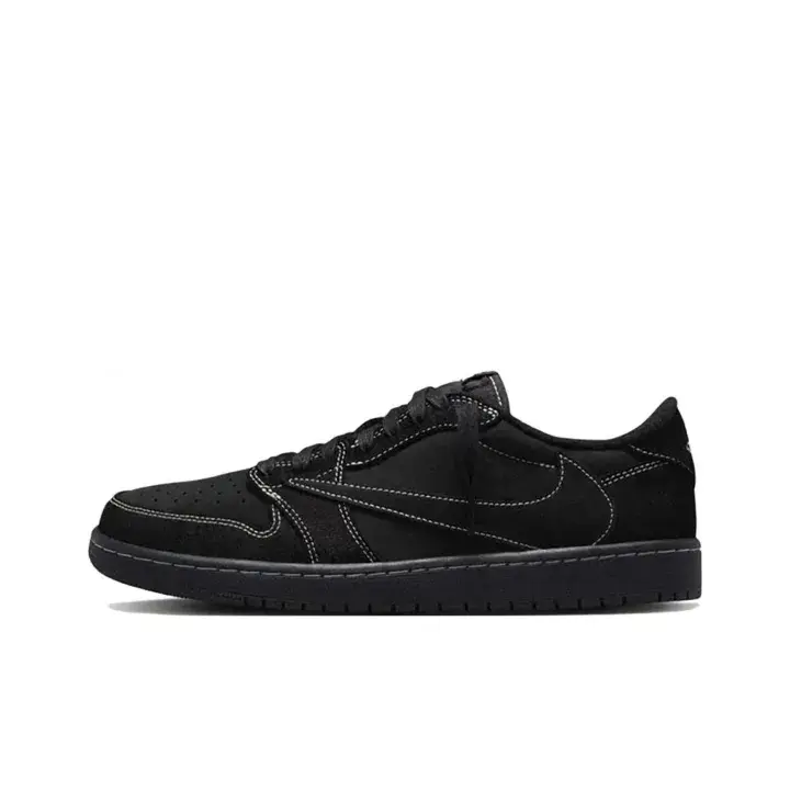 Unisex low sneakers crafted from suede solid all black tone neat contrast stitching durable rubber sole All Day Comfort soft fit minimalist Streetwear style great for daily work runs casual city walks