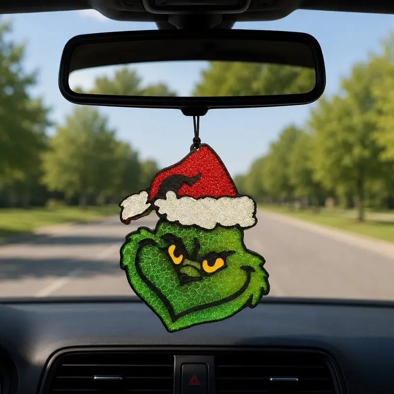 Grinchy Car Freshie