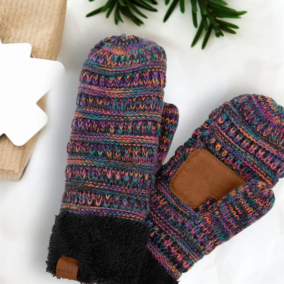 CC Multicolor Mittens