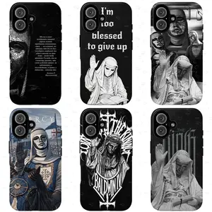 Crusader Baldwin IV King Aesthetic Case | Dark Historical Faith Art | "Too Blessed to Give Up" Gothic Scripture Protector | for iPhone 17/16/15/14/13/12/11ProMax Plus for Samsung phones, suitable for both men and women, Perfect Gift for Women Men.A gift