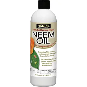 Concentrated Neem Oil 100% Cold Pressed Filtered Oil Insecticide/Miticide/Fungicide, 12 oz Concentrate