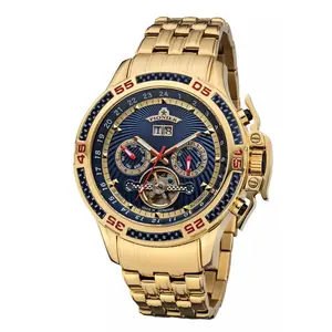 Amsterdam Pionier GM-515-10 | Gold | Made in Germany automatic watch