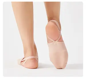 Dance shoes, knitted artistic gymnastics shoes, half-socks for men and women, half-sole shoes, cheerleading and belly dance practice shoes