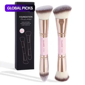 MAANGE Dual-Head Makeup Brush Set, 2 Counts Makeup Tools Travel Gift for Women & Girls, Makeup Accessories #TOP PICKS