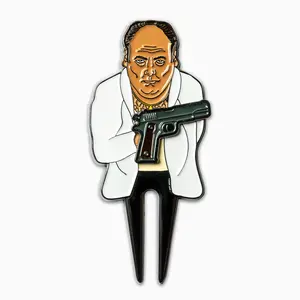 Tony "Gabagool" Golf Divot Tool and Magnetic Ballmarker