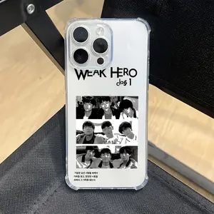 Phone Case: Weak Hero Class Phone Case Suitable for iPhone 17 16e 16 15 14 13 12 11 Mini Pro Max Air X XR XSMAX 8 7 Plus Anti Fall Transparent Soft Back Cover