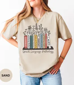 Speech Therapy T-Shirt / Sweatshirt & Hoodie, Gift for Speech Therapist t-shirt,  Speech Language Pathology Cotton Fabric