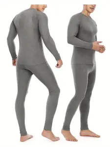 Thermal Set outdoor sports warm base set comfortable top high stretch leggings Warm underwear set autumn and winter thermal underwear