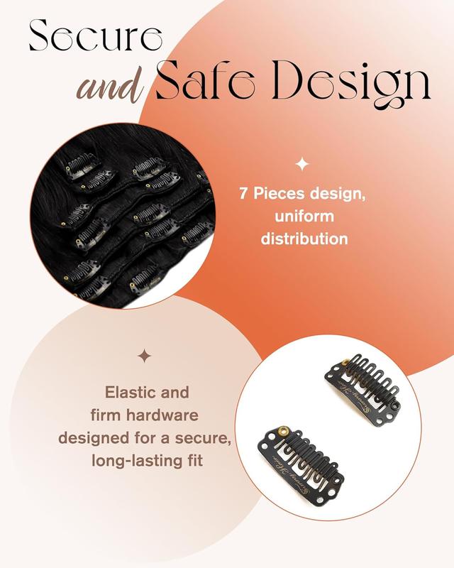 Sunny Hair Clip  Extensions Natural Straight Human Hair Clip in Extensions Remy 14Inch-24Inch Easy to Style Restock Sale #TikTokShopBlackFriday