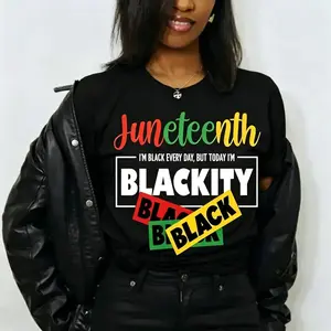 Juneteenth 1865 Shirt, Freeish Shirt, Black History Shirt,1865 Shirts, Black Lives Matter Shirt,Civil Rights,Melanin Shirts,Black Af shirt Cotton Top Womenswear Tshirt