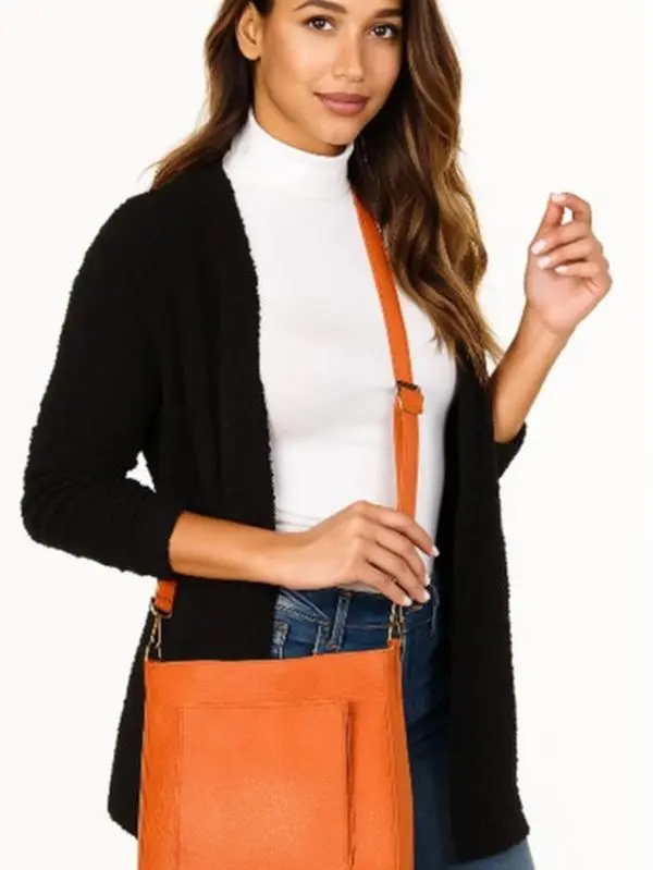 Ampere Creations Zarah Vegan Leather Multi Interchangeable Strap Shoulder to Cross Crossbody Bag