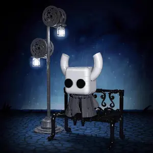 330pcs Hollow Knight Model with Light, Educational Building Blocks, Desktop Decor, Unisex Gift for Boys, Holiday Present