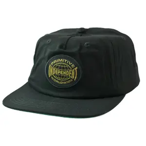 Primitive x Independent Truck Co Global Black Snapback Hat 5-Panel Cap