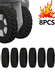 8-Piece Travel Luggage Wheel Set, Shockproof Silent Silicone Luggage Wheel Protectors, Ideal for School Trips, Travel Accessories