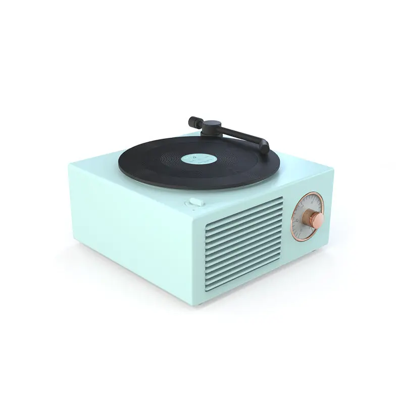 Mini Portable Bluetooth Speaker Retro Phonograph