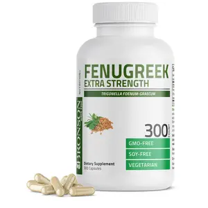 Bronson Fenugreek Extra Strength 2400 MG Capsules supplements  women supplement woman vitamin