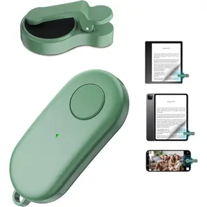 Remote Control Page Turner for Kindle Paperwhite  Kobo eReaders,Kindle Clicker Page Turner Accessories for ,iPad, Android Tablets Reading Novels,Camera Video Record&Shutter Selfie (Green)