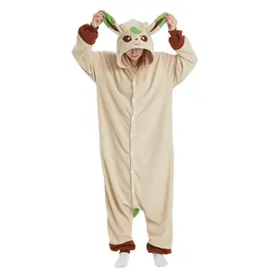 Onesies Kigurumi Cosplay Pajamas Winter Warm Sleepwear Pijamas Adults Halloween Full Body Costume Outfit