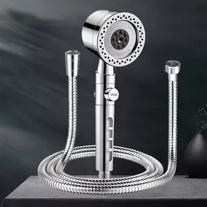 Pressure Handheld Shower with Shower Hose, 5 Adjustable Water Flow Modes, Filtration, Wall Mount, Painted End, Luxurious Bathing Experience