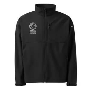 Columbia Soft Shell Jacket - Wind & Water-Resistant 100% Polyester Zippered Pockets Adjustable Cuffs Embroidered Logo Comfortable Fit