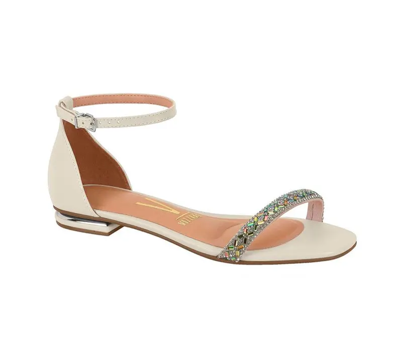 Vizzano Crystal Elegance Sandal – Beige | Antonello Shoes