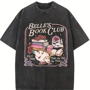 Belle Book Club Comfort Colors Shirt, Tale As Old As Time Belle Book Cafe Shirt, Book Lover Gift