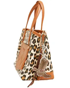 Shyanne Women's Rhinestone Cowboy Boot Bag Charm - Aa557