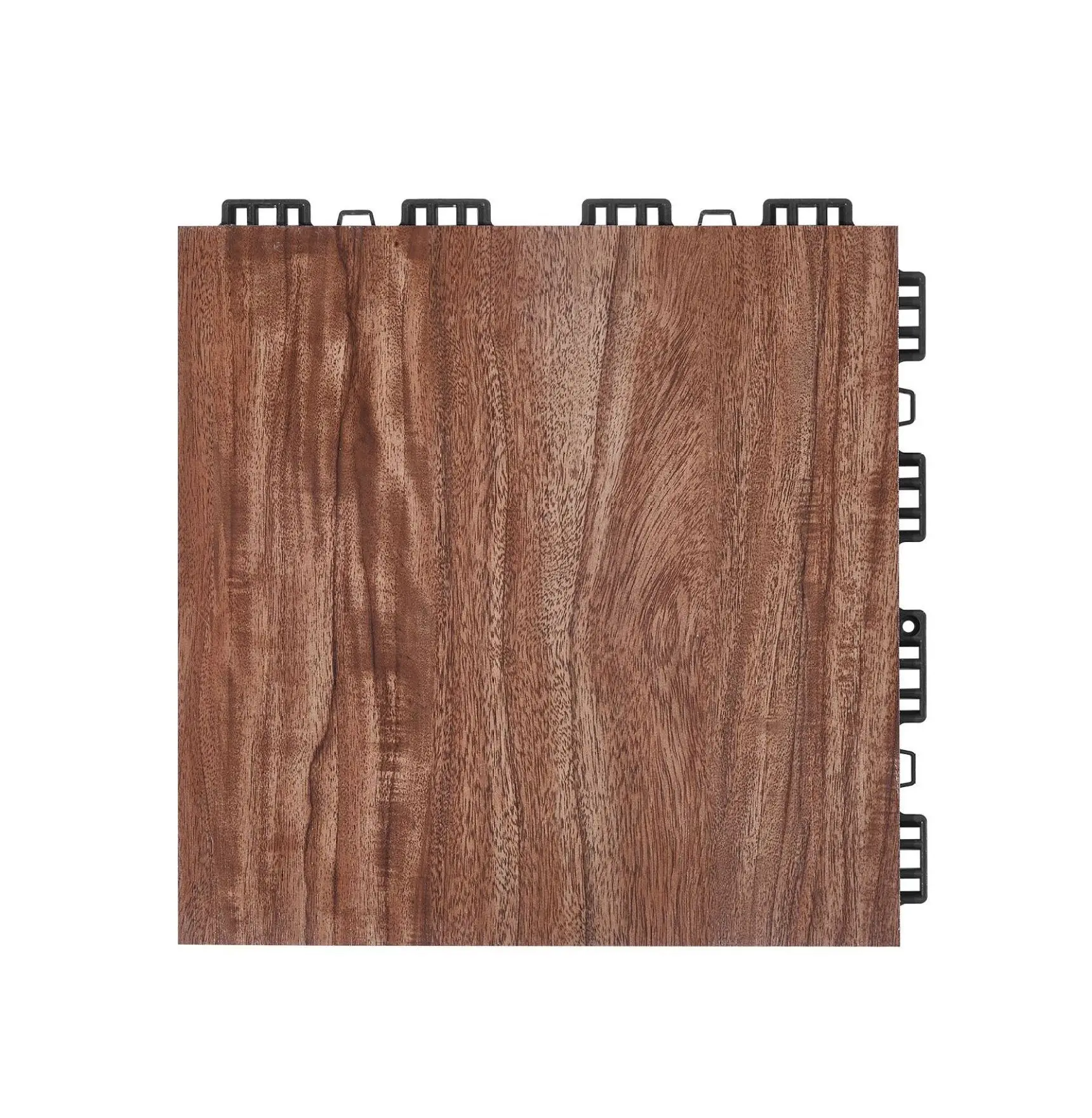 Dance Floor Tiles, 12.4x12.4in Interlocking Flooring - 25 Piece Portable Dance Practice Mat, Cushioned Wood Grain for Ballet, Tap, Workout 25 sq ft 25 pcs Brown Wood Grain