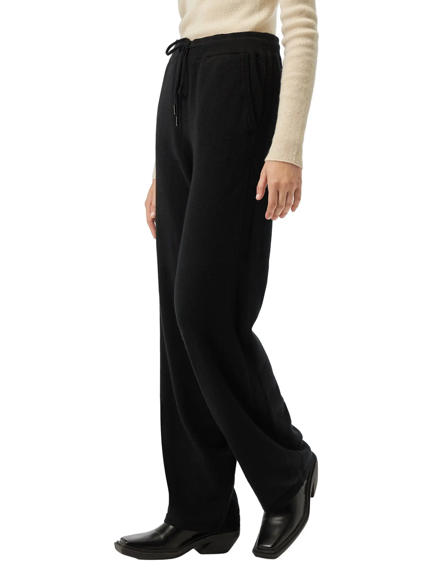 Cashmere Straight Leg Jogger, Matching, Seamless, Bottom