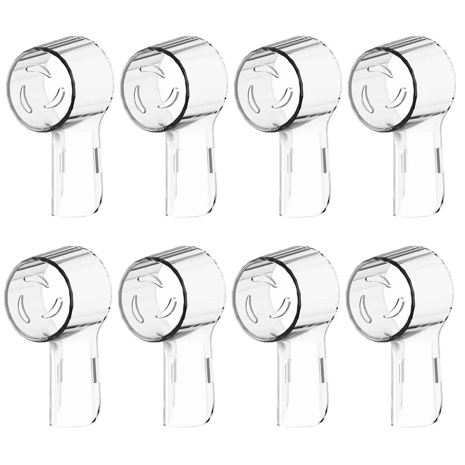 4/8 Toothbrush Dust Covers, Odorless, Multiple Options, Material, Protection, Compatible with Replacement Heads & Io Series Electric Toothbrush Head Protectors, Toothbrush Cap