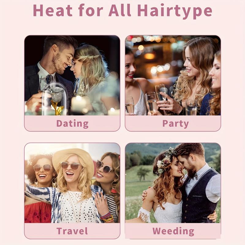 6in 1 Curling Iron, 3 Barrel Curling Iron Set with Curling Brush (1.5inch) And 5 Interchangeable Ceramic Curling Wand(0.35"-1.25"), Curling Hair, Salonquality Curls, Hair Styling Tool, Sleek Design, Professional Curling Wand, Ceramic Coated