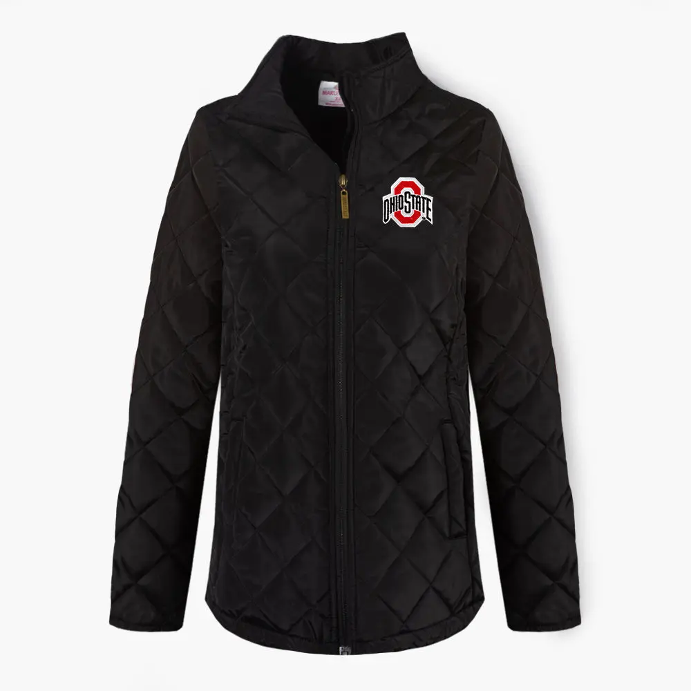 Ohio State Buckeyes Puffer Jacket | Black