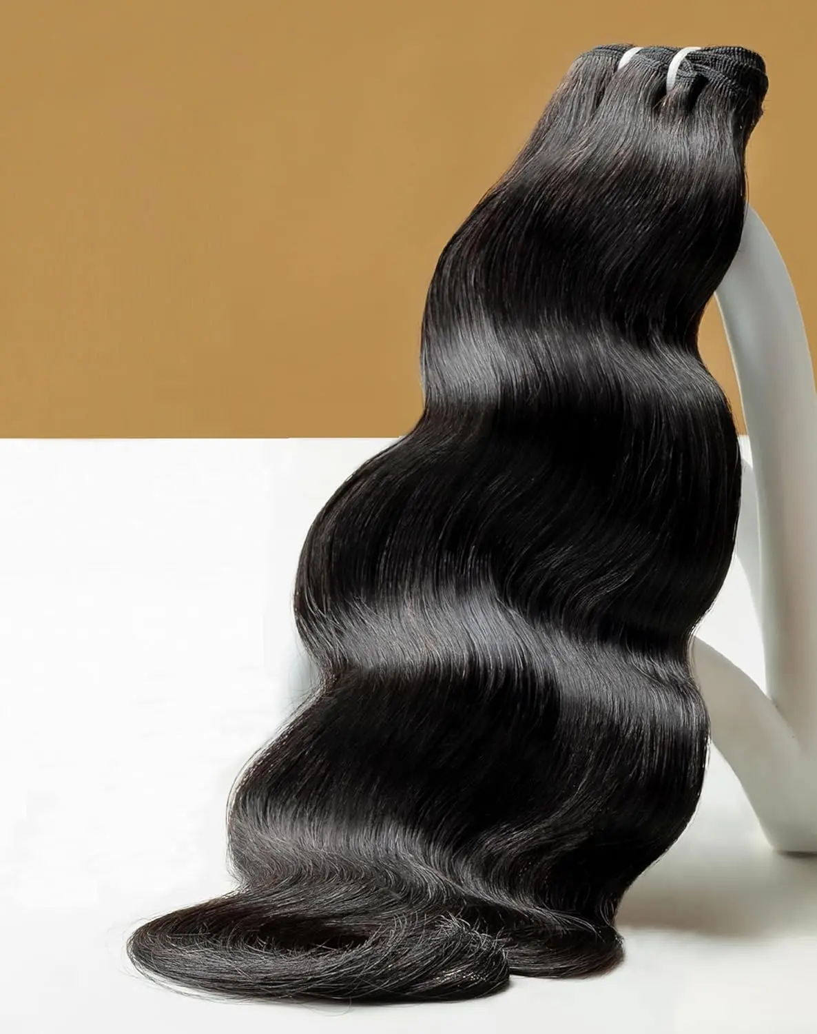 VIPbeauty Body Wave Raw Bundles Human Hair , No Tangle Shedding, Keep Texture Silky Soft After Multiple Washes, 16A Raw Indian Hair Bundles , Triple Lifespan 3X