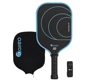 AIREO Harpy Eagle Series L13 Pickleball Paddle Carbon Fiber 13mm Thickness Dark Blue USAPA Approved Strong Power Spin Surface 13mm Paddles