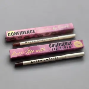 Lip liner DUO pack 2 velvet liners: Cocoa Conture + Mocha seduction confidence cosmetics