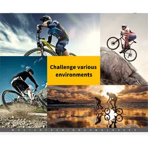 Color Mirror Lens Monolens Cyclops Robotic Futuristic Narrow Punk Sunglasses New Hot-selling Models